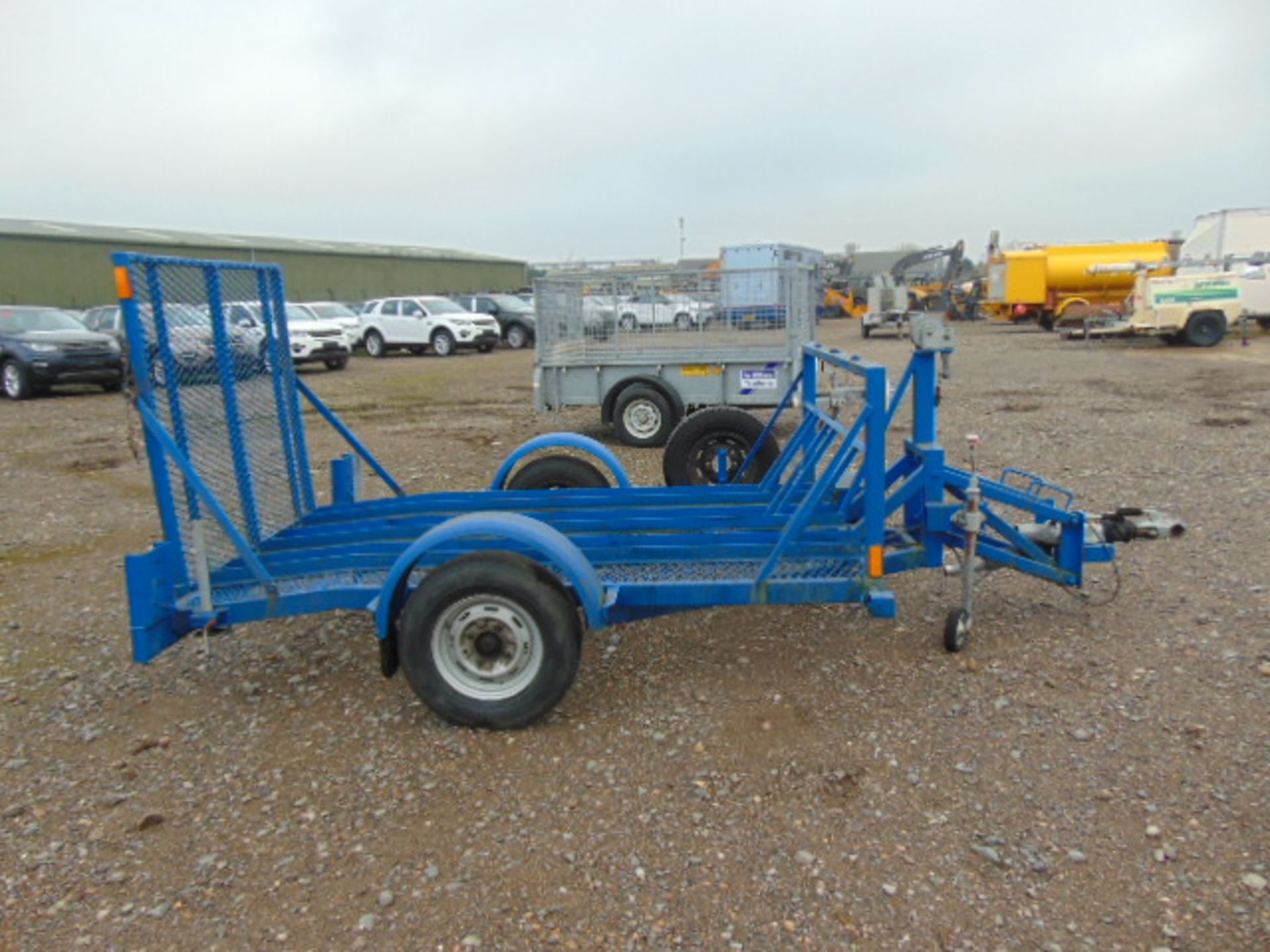 R.M. Trailers Single Axle Triple Motorbike Trailer c/w Loading Ramp - Image 5 of 16