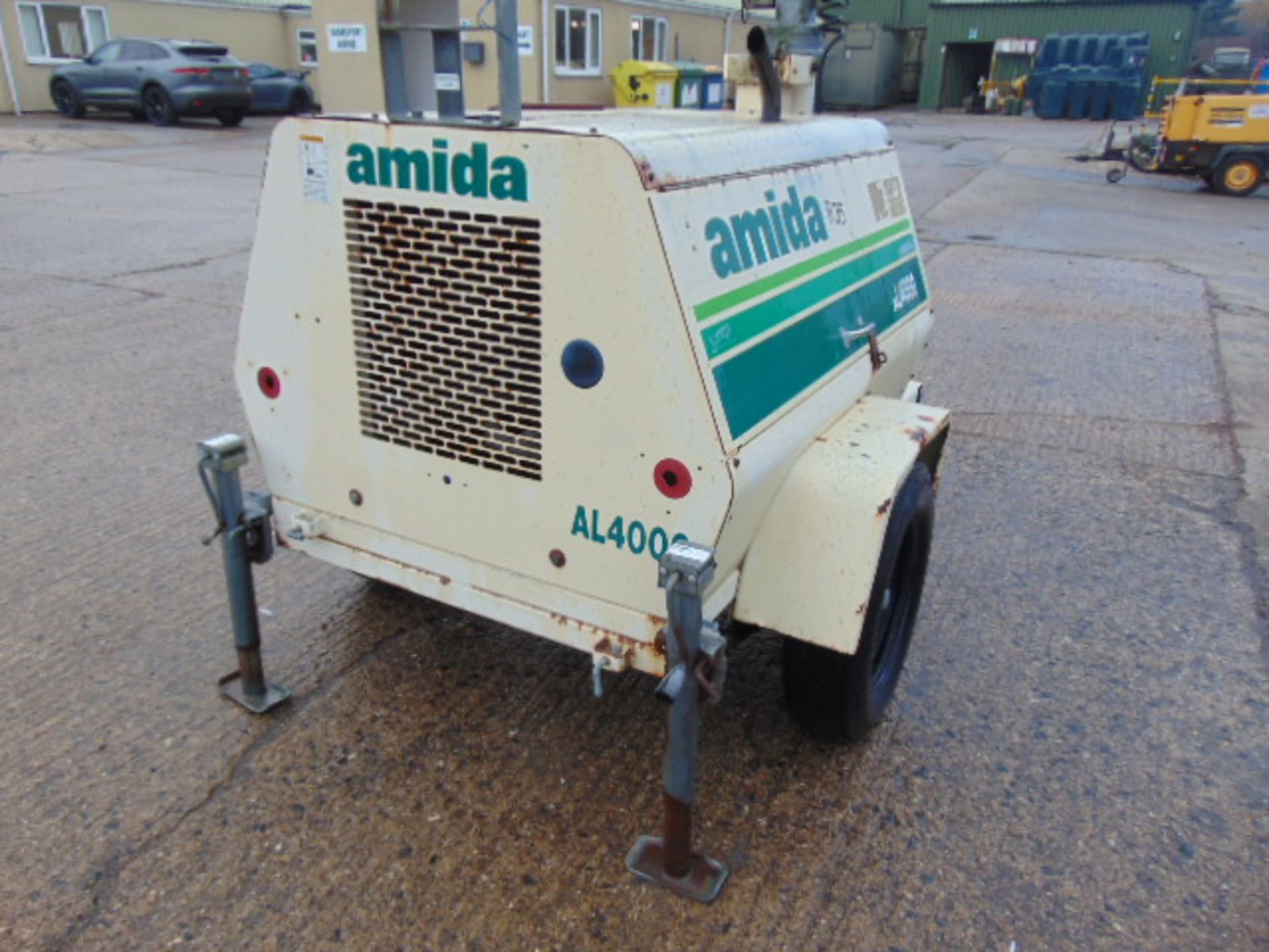 Amida AL4000 Kubota Powered Trailer Mounted Lighting Tower - Image 7 of 12