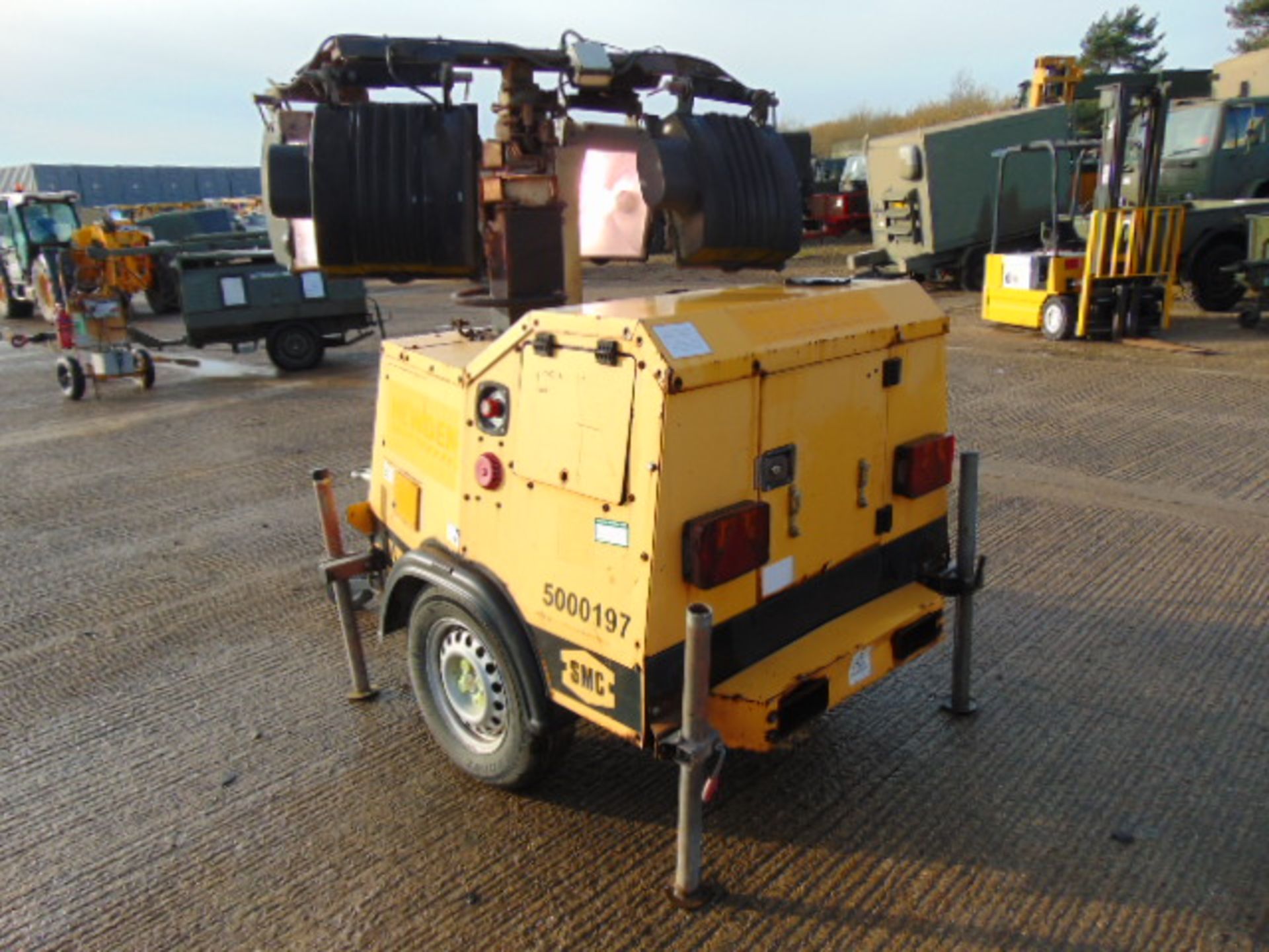 SMC TL90 Perkins Diesel Powered Trailer Mounted Lighting Tower - Image 8 of 17