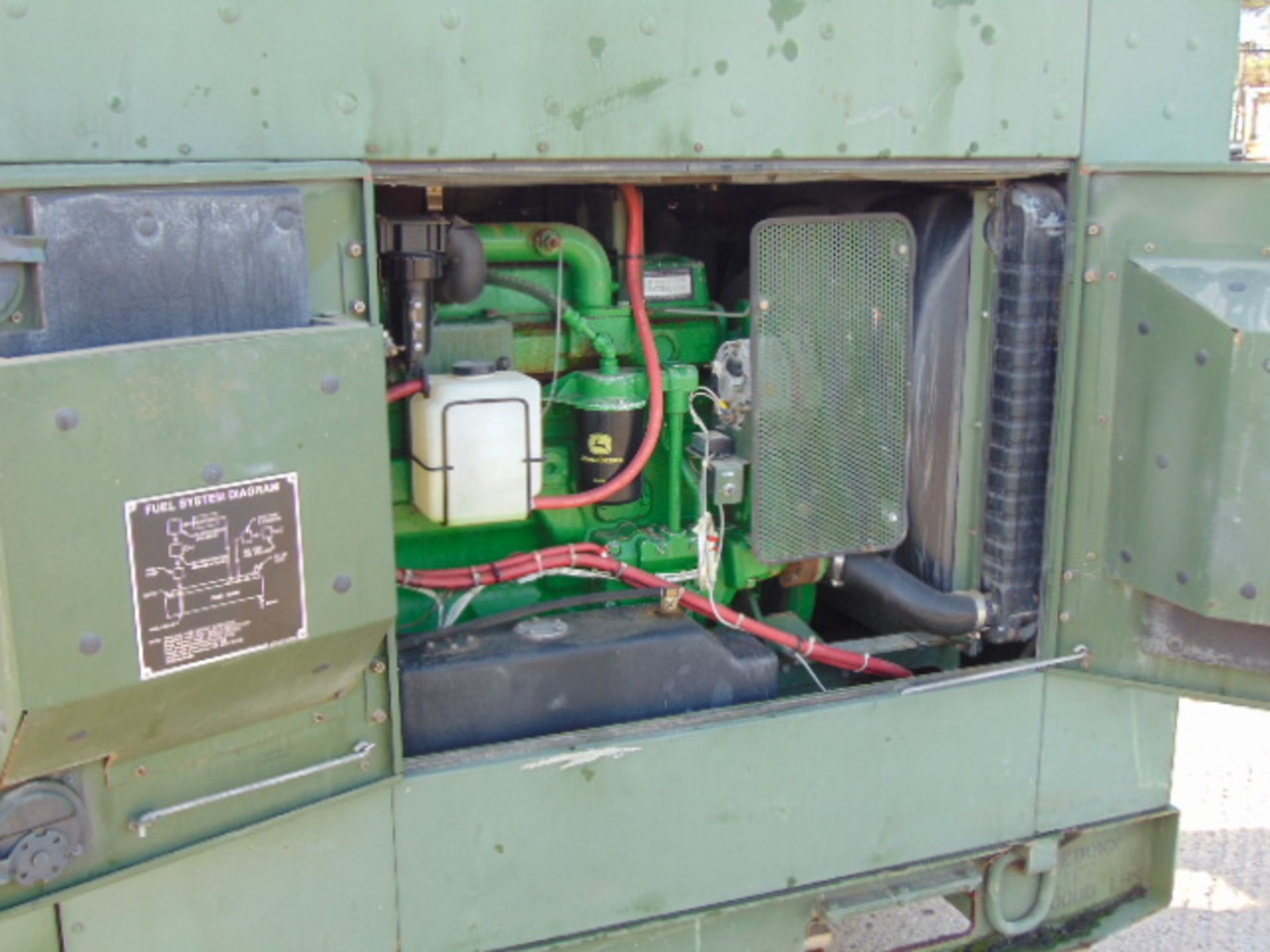 MEP-806B John Deere Diesel Powered 3 phase 60KW-50/60HZ Generator - Image 9 of 24