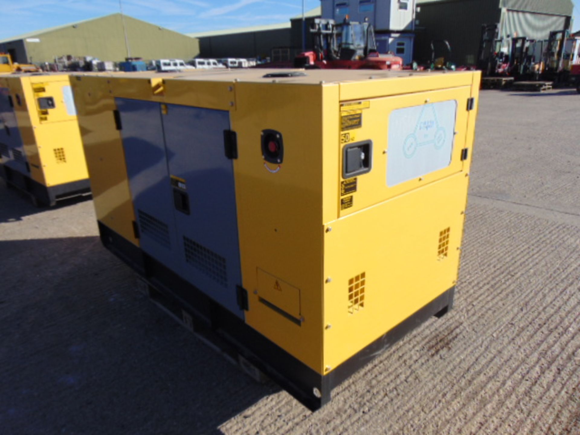 UNISSUED WITH TEST HOURS ONLY 50 KVA 3 Phase Silent Diesel Generator Set - Image 5 of 15