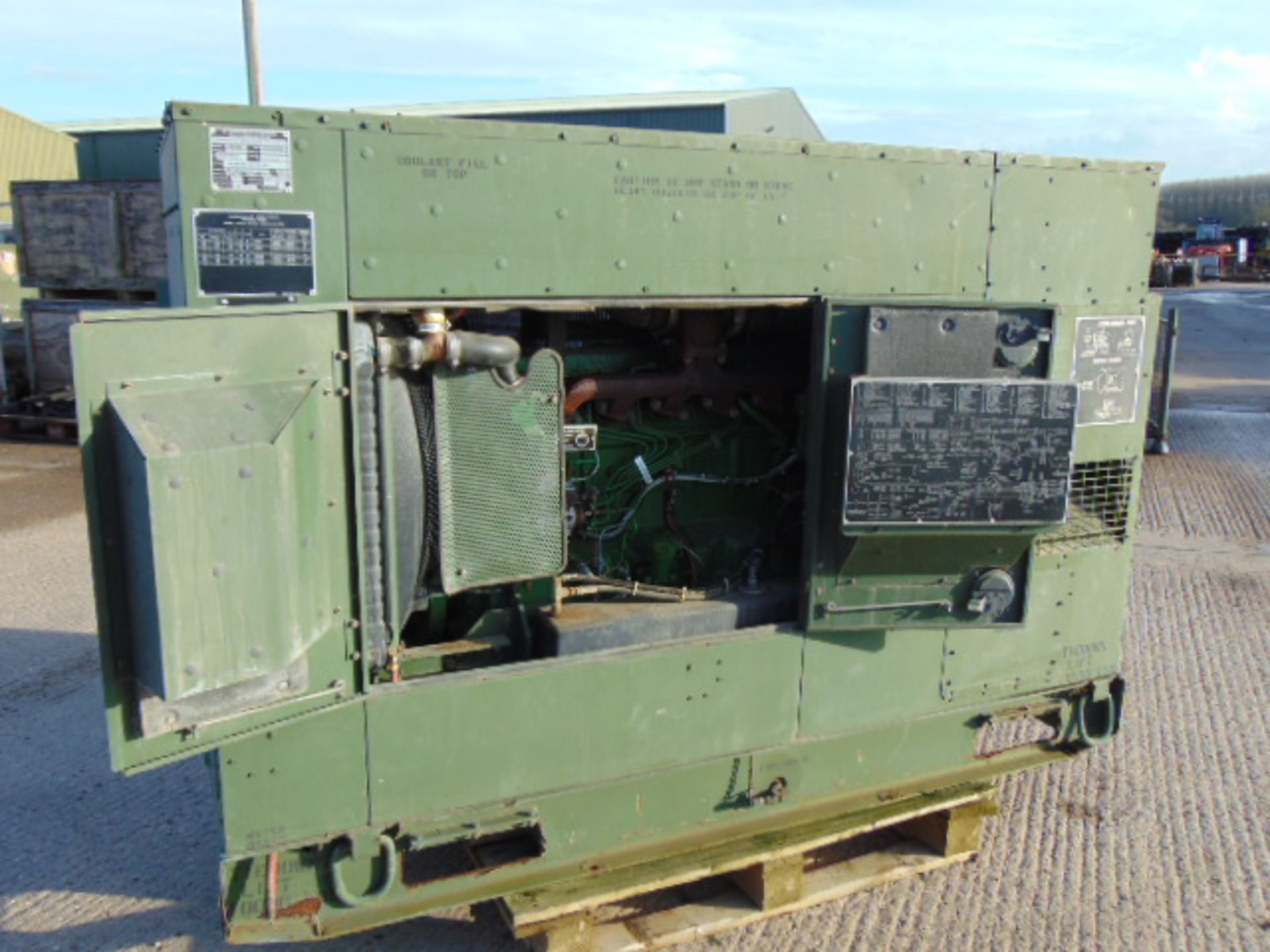 MEP-806B John Deere Diesel Powered 3 phase 60KW-50/60HZ Generator - Image 11 of 24