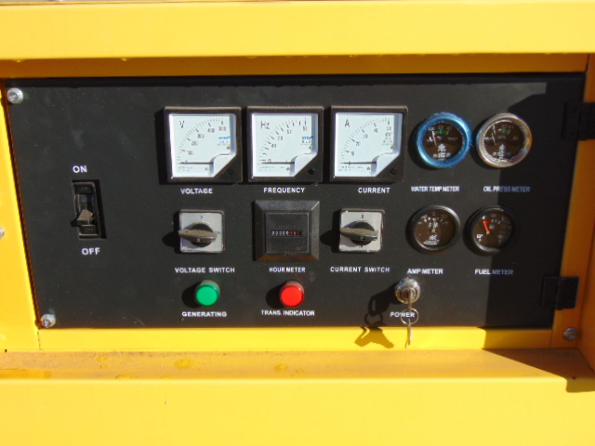 UNISSUED WITH TEST HOURS ONLY 30 KVA 3 Phase Silent Diesel Generator Set - Image 15 of 16