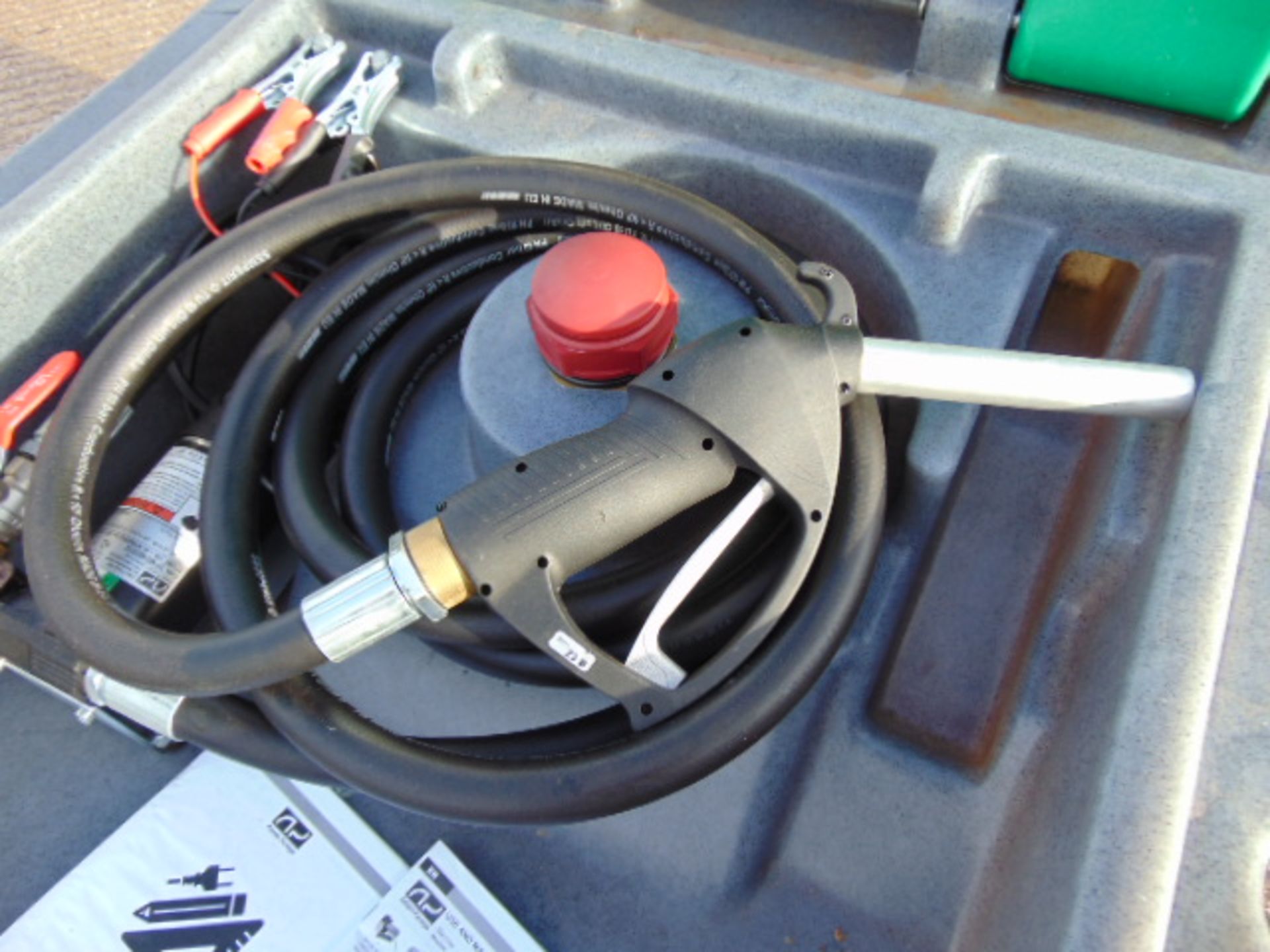 JFC TT-425 425L Mobile Diesel Tank C/W 12v Fuel Pump, Nozzle, 4m Hose etc - Image 8 of 10