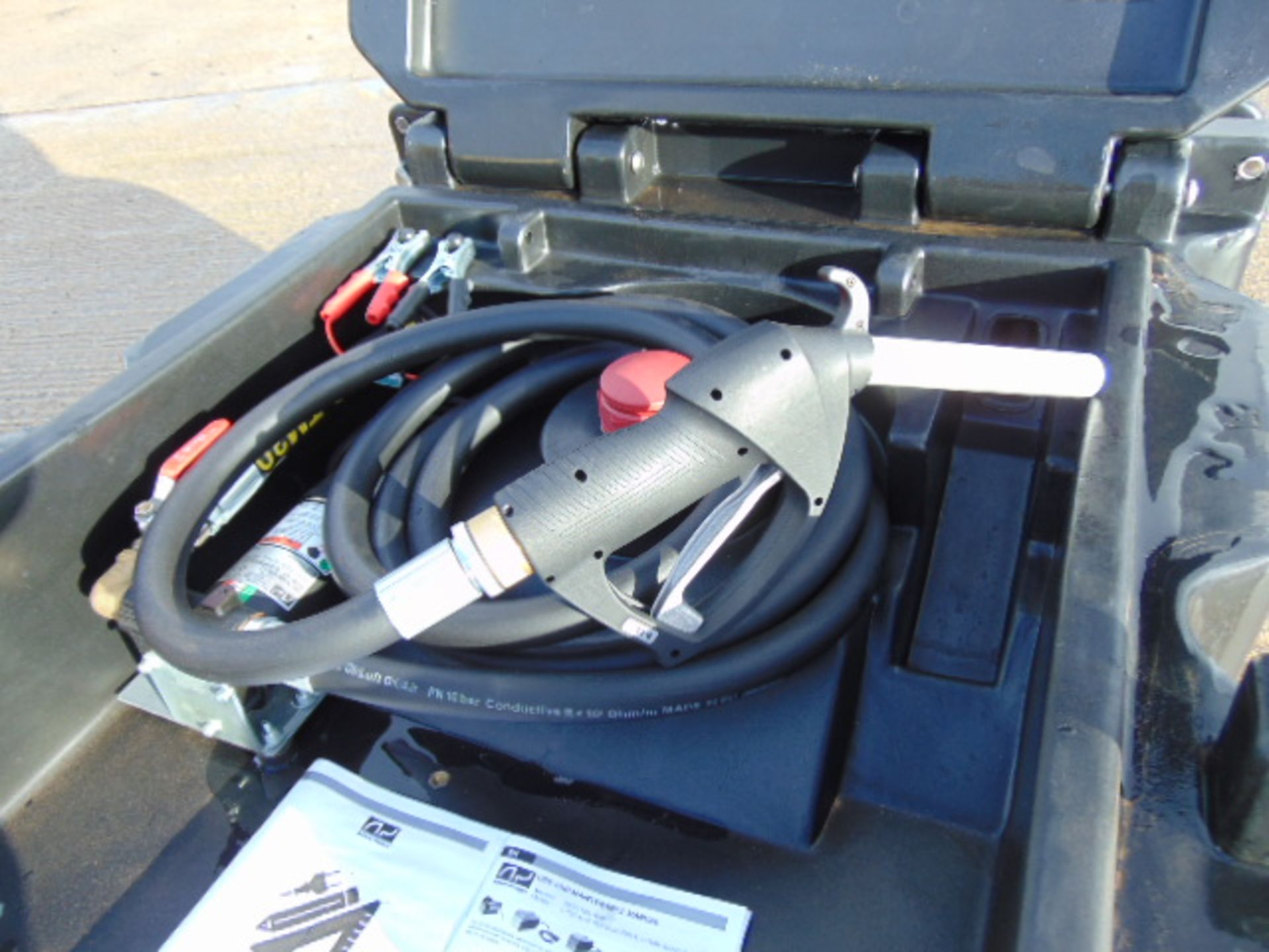 JFC TT-600 600L Mobile Diesel Tank C/W 12v Fuel Pump, Nozzle, 4m Hose etc - Image 8 of 10