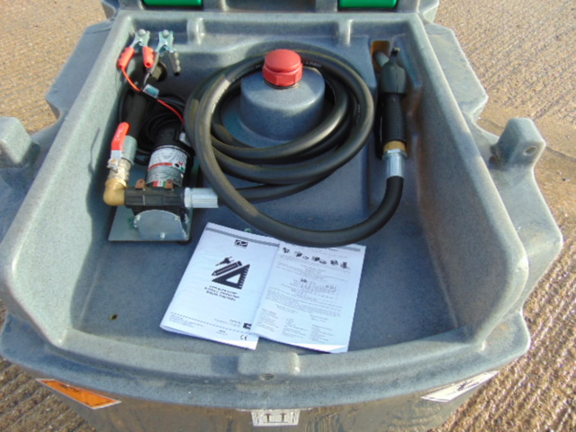 JFC TT-425 425L Mobile Diesel Tank C/W 12v Fuel Pump, Nozzle, 4m Hose etc - Image 7 of 10