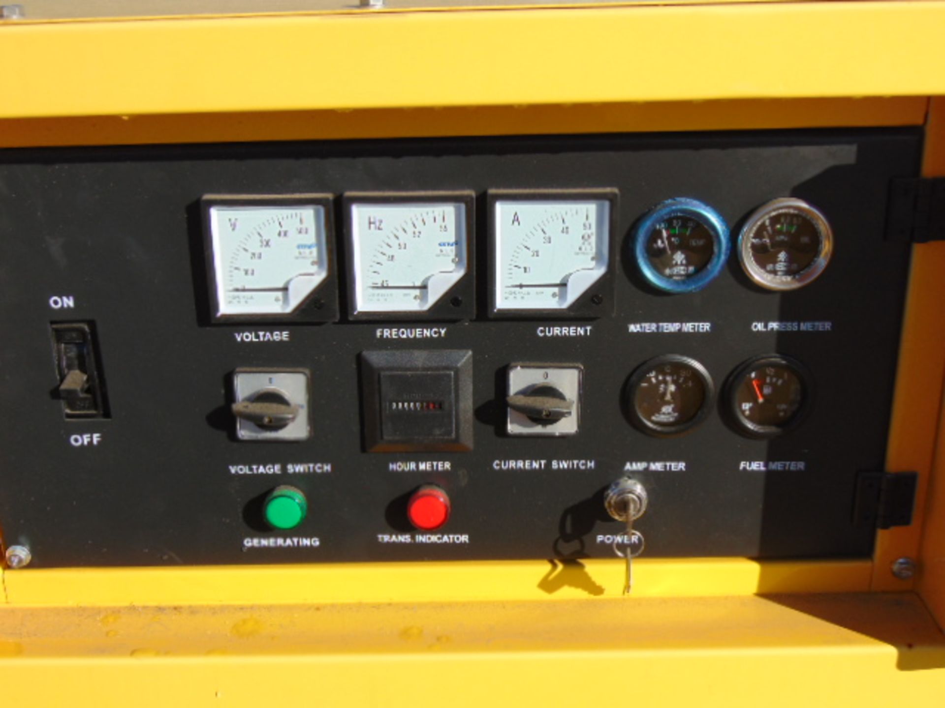 UNISSUED WITH TEST HOURS ONLY 30 KVA 3 Phase Silent Diesel Generator Set - Image 14 of 16