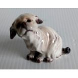 A Dahl Jensen Royal Copenhagen figurine of a Belgian griffon dog, numbered 1120, without damage or