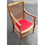 A Sheraton-style child's chair