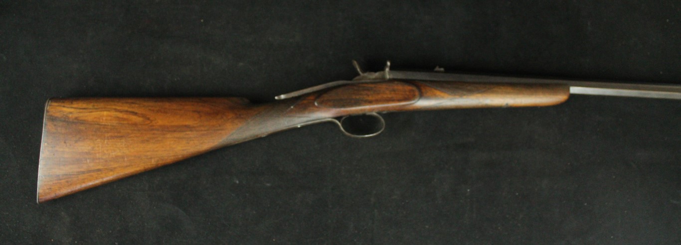 An Army & Navy Remington Rolling Block 11mm obsolete calibre rifle 70cm octagonal barrel,