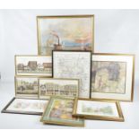 A collection of architectural prints of Chester, 20th century To include Northgate Street,