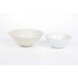 A Chinese Song Dynasty Longquan celadon bowl The conical shaped bowl,