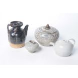 A collection of Chinese glazed porcelaneous ware,