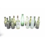 A collection of bottles To include examples from Quellyn, Roberts and Co Chester,