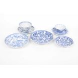 A collection of Chinese blue and white ceramics,