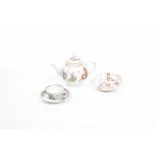 A Collection of Chinese 18th century export famille rose porcelain Comprising a globular teapot,