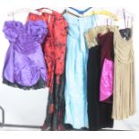 A collection of vintage dresses To include a Mimmina evening dress,