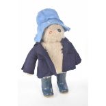 A Paddington Bear soft toy, late 20th Century 46cm high bear wearing a blue hat,