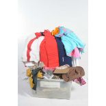 A collection of vintage ski ware To include a red and white Killy ski jacket,