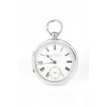 A silver open face pocket watch, Lancashire Watch Co., Ltd.