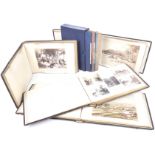 A fascinating set of four photographic albums relating to William Burton Stewart's trip around the