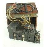 A WWII period military issue boxed morse code kit The Fullerphone mark IV by P.T & E.