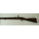 A WWII period home guard dummy training rifle mid 20th Century 60cm barrel,