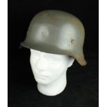 A Swedish M40 type Infantry helmet,