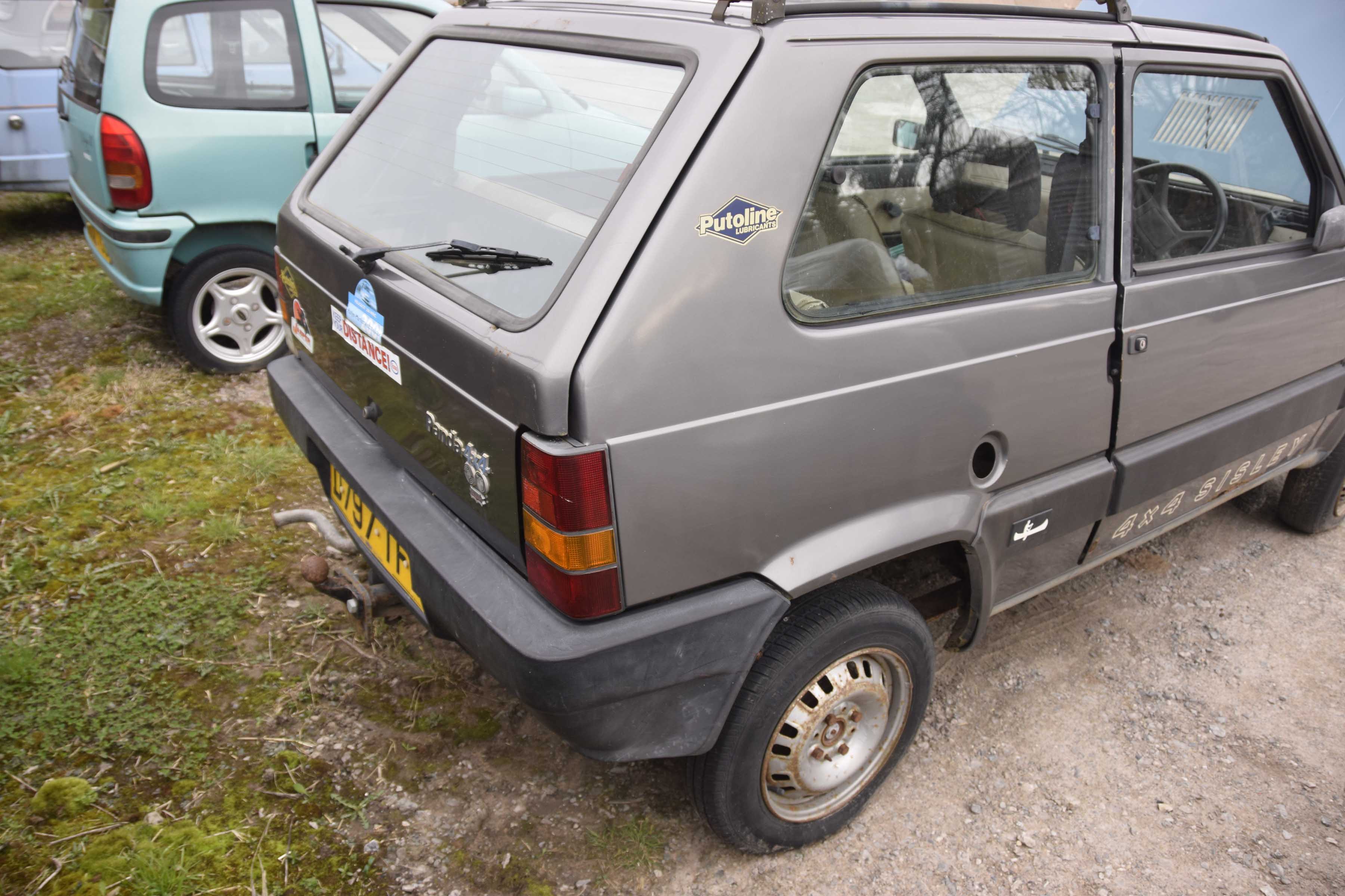 Fiat Panda 4x4 registration D797 TFM, plus pallet of spares. - Image 8 of 8