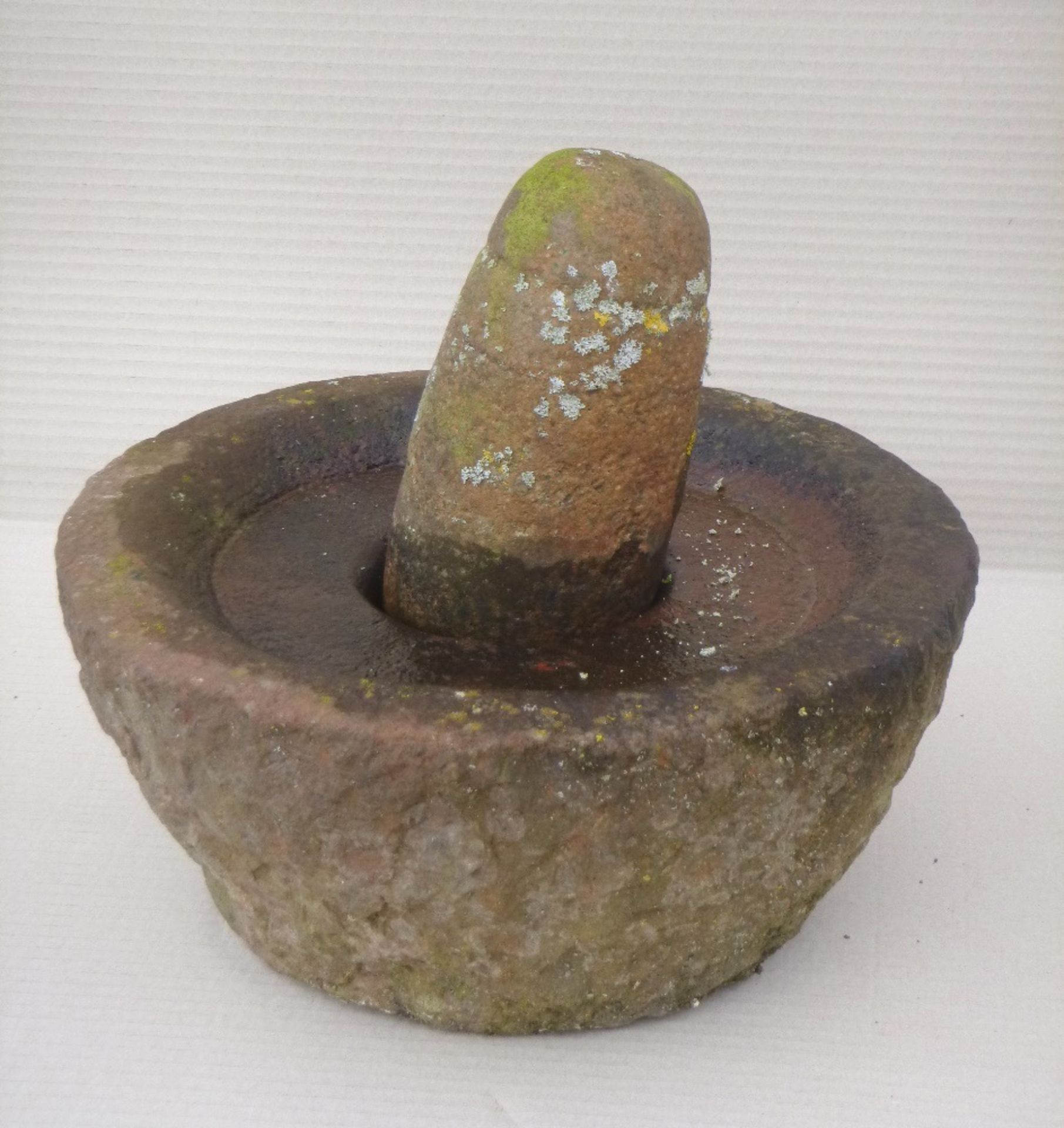 Stone pestle and mortar grinders.