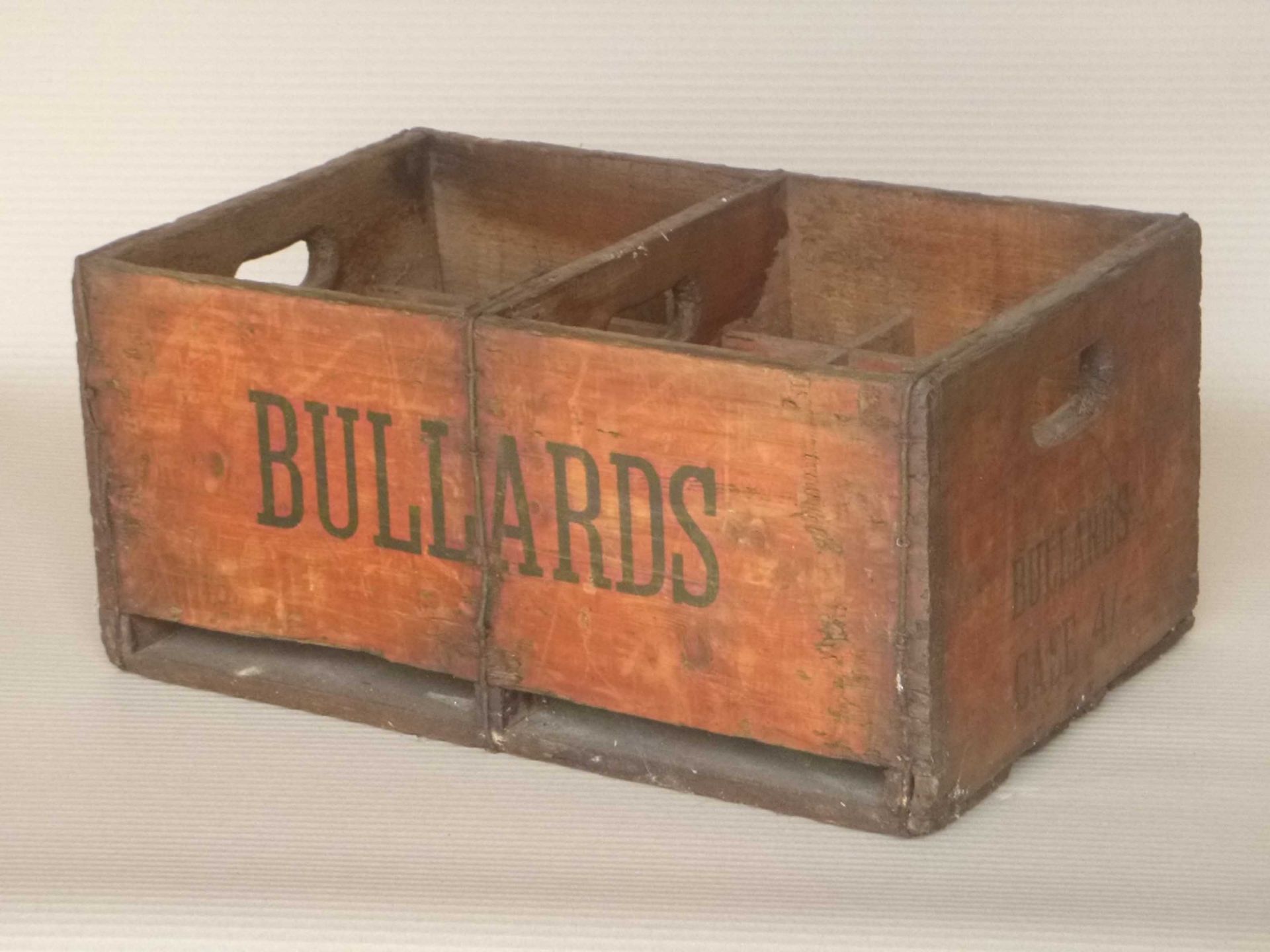 Old wood beer crates, 24x52x34cm. - Image 3 of 6