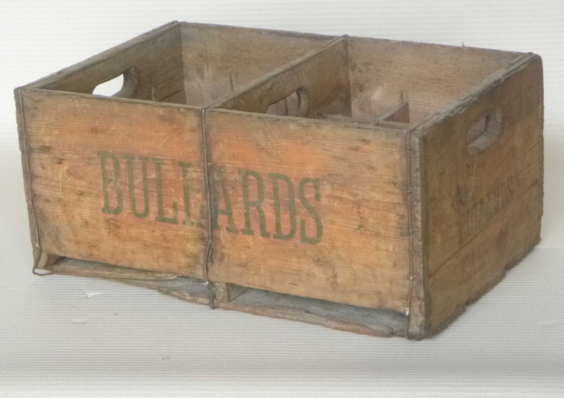 Old wood beer crates, 24x52x34cm. - Image 6 of 6