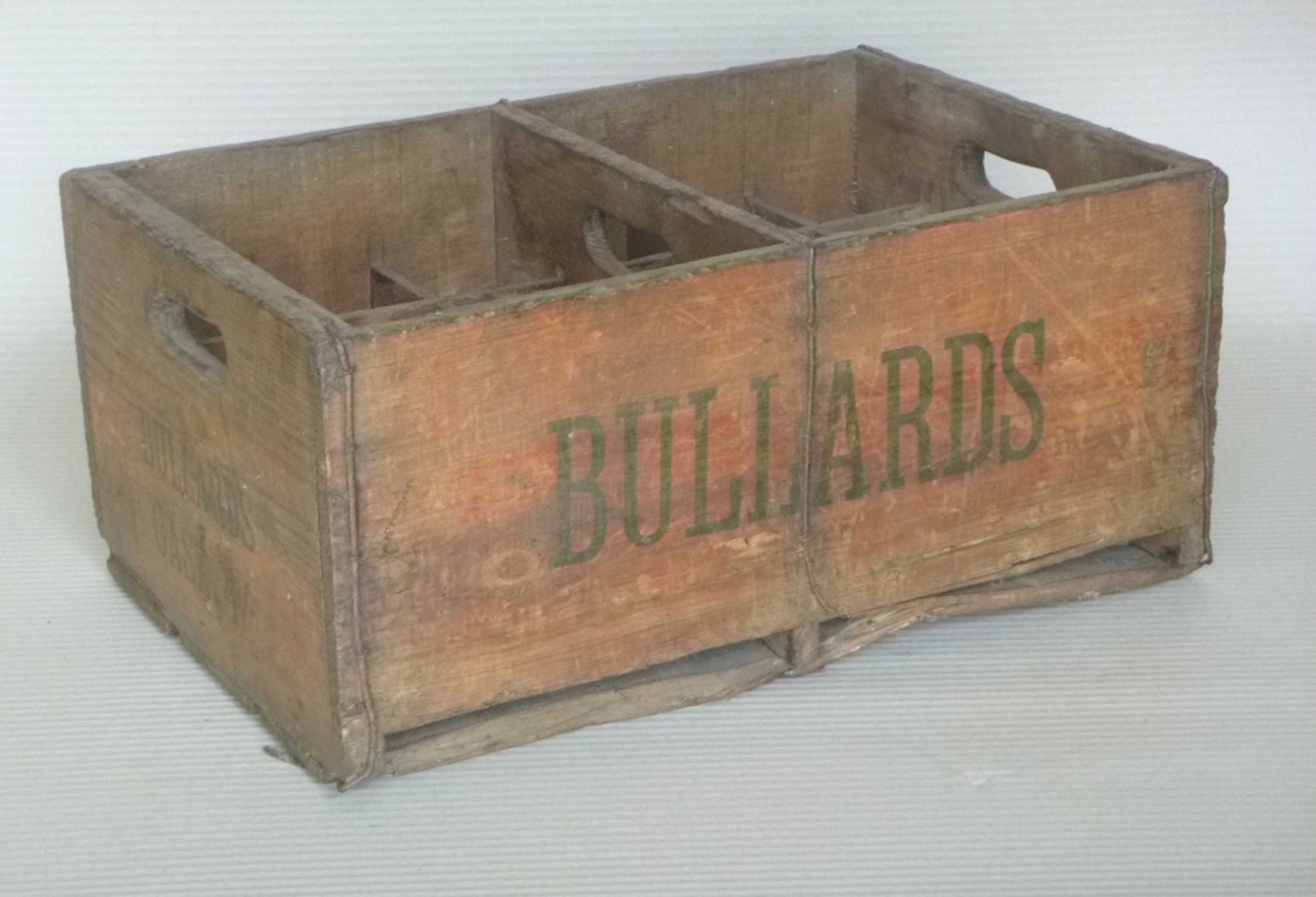 Old wood beer crates, 24x52x34cm. - Image 4 of 6