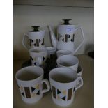 A Beswick Metric coffee service