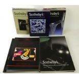 An extensive collection of Christies and Sotheby's auction catalogues The majority Decorative Art
