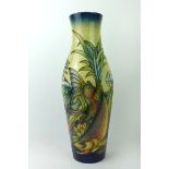 A large Moorcroft pottery vase of shouldered form Decorated in the Trout pattern,