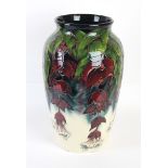 A huge Moorcroft pottery limited edition vase of ovoid form Decorated in the Elisha's Tears pattern,
