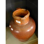 A large 19th Century glazed stoneware jug.