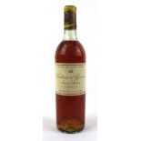 1 Bottle Chateau d'Yquem 1er Grand Cru Classe Sauternes 1968 (t/s)