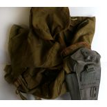 A British Army issued knapsack, 20th Century.