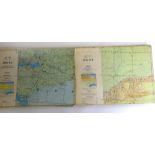 A collection of sixteen RAF Cold War period flying maps Relating to the North Africa and Iraq