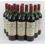 12 Bottles Chateau La Lagune Grand Cru Classe Haut-Medoc (Ludon) 1983 (8 i/n, 1 b/n,