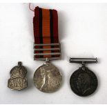 A Queen Victoria South Africa medal named to 3561 Private P.