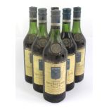 6 Bottles Chateau Smith Haut Lafitte Grand Cru Classe Pessac-Leognan 1975 (2 i/n, 2 vts,