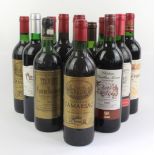 13 Bottles good, mature drinking Claret Comprising 5 bottles Chateau Camarsac,