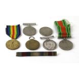 A WWI medal group awarded to 46323 Private J.