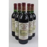 6 Bottles Fine Classified mature Claret Comprising 4 bottles Chateau Dauzac Grand Cru Classe