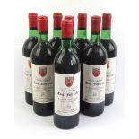 8 Bottles Chateau Fonrazade Grand Cru St Emilion 1979 (all t/s or above)