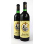 2 bottles Chateau Tahbilk Cabernet Sauvi