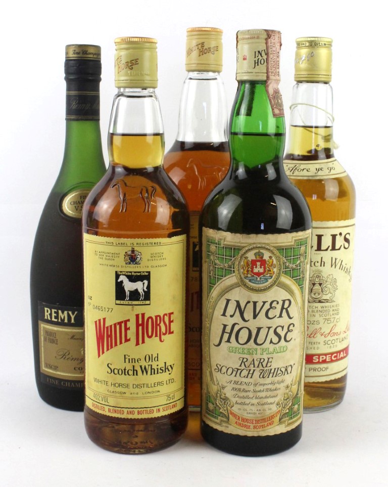 5 bottle mixed lot Older Proprietory Bra